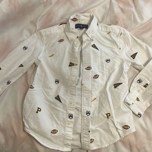 Long sleeve button down size 6